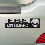 AUTOCOLLANT DE VOITURE EBE À BORD (En voiture)