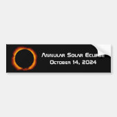 Autocollant De Voiture Éclipse solaire annuelle 2023 (Devant)