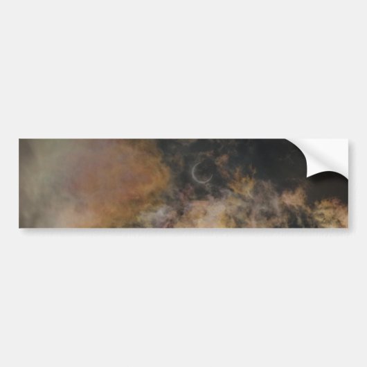 Autocollant De Voiture Éclipse solaire et nuages (Devant)