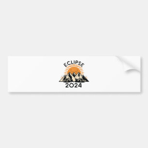 Autocollant De Voiture Éclipse solaire totale 2024