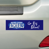 Autocollant De Voiture École secondaire Bayside Academy; amiraux (En voiture)