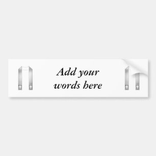 Autocollant De Voiture Écouter en 3D le stèle du prêtre d'argent