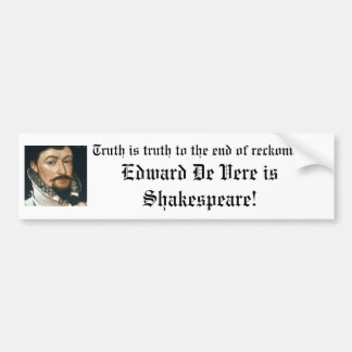 Autocollant De Voiture Edouard De Vere est Shakespeare !