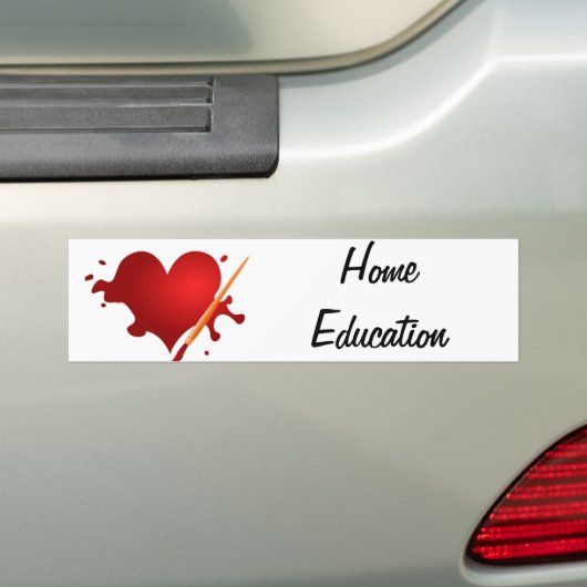 Autocollant De Voiture Éducation à la maison d'amour (En voiture)
