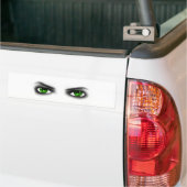 Autocollant De Voiture Eerie Green Eyes (Sur camion)