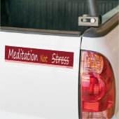 Autocollant De Voiture Effort de méditation pas (Sur camion)