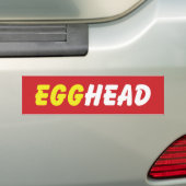 AUTOCOLLANT DE VOITURE EGGHEAD (En voiture)