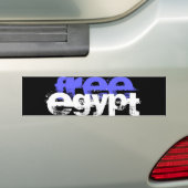 AUTOCOLLANT DE VOITURE EGYPTE LIBRE (En voiture)
