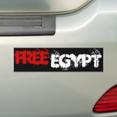 AUTOCOLLANT DE VOITURE EGYPTE LIBRE (En voiture)