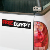 AUTOCOLLANT DE VOITURE EGYPTE LIBRE (Sur camion)