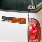 Autocollant De Voiture Élans, www.elkcountryhomes.com, ÉLAN… - customisé (Sur camion)