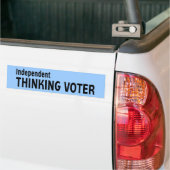Autocollant De Voiture Électeur de pensée indépendant (Sur camion)