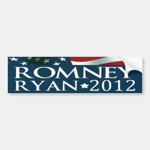 Autocollant De Voiture Élection 2012 de Mitt Romney Paul Ryan