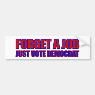 Autocollant De Voiture Élections anti Hillary d'Anti-Démocrate 2016