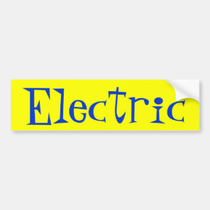 Autocollant De Voiture Électrique