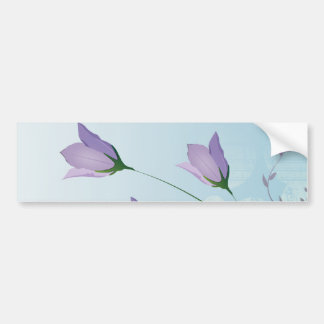 Autocollant De Voiture élégant lavande violet tulipe design