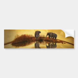 Autocollant De Voiture Éléphant