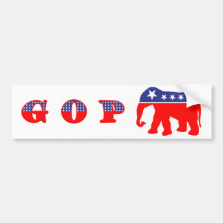 Autocollant De Voiture Eléphant GOP modéré
