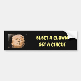 Autocollant De Voiture Élisez un clown