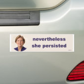 Autocollant De Voiture Elizabeth Warren (En voiture)