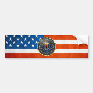 Autocollant De Voiture Emblème du FBI