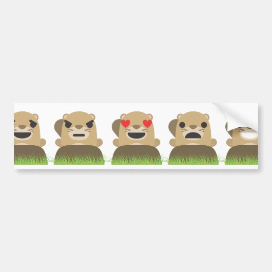 Autocollant De Voiture emojis (Devant)