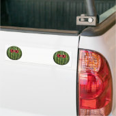 Autocollant De Voiture Emoticon de pastèque (Sur camion)