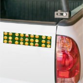 Autocollant De Voiture émoticône vert foncé (Sur camion)