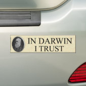 AUTOCOLLANT DE VOITURE EN CONFIANCE DE DARWIN I (En voiture)