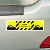 Autocollant De Voiture en construction (En voiture)