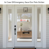 Autocollant De Voiture En Coque D'Urgence Sauvez Notre Sticker Pour Anima