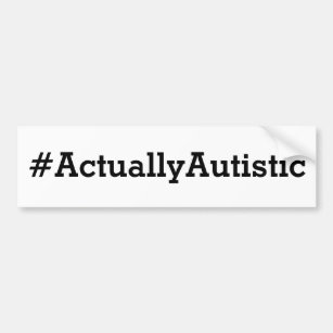 Autocollant De Voiture En fait autiste