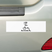 Autocollant De Voiture En Sha Allah (En voiture)