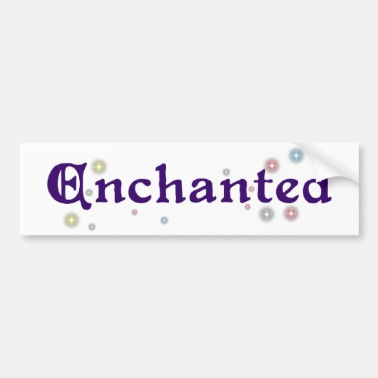 Autocollant De Voiture Enchanté (Devant)