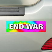 Autocollant De Voiture END WAR (you may change the words) (En voiture)