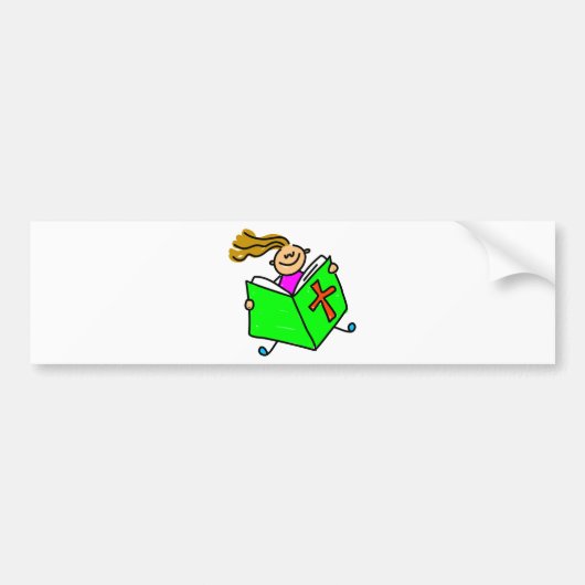 Autocollant De Voiture Enfant de bible (Devant)
