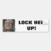 Autocollant De Voiture ENFERMEZ-LA ! Adhésif pour pare-chocs (Devant)