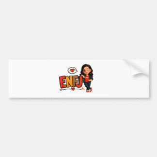 AUTOCOLLANT DE VOITURE ENFJ