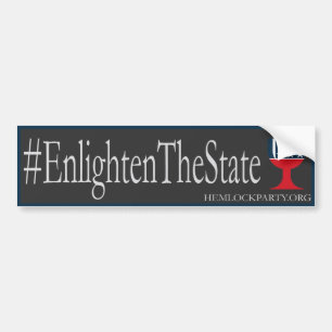 Autocollant De Voiture #EnlightenTheState - obscurité