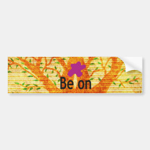 Autocollant De Voiture Enraciné dans la droiture Baobab perspective Vinta