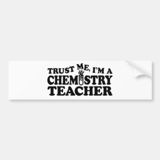 Autocollant De Voiture Enseignant en chimie