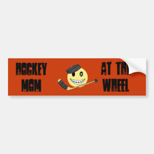 Autocollant De Voiture Entraînement de maman d'hockey !