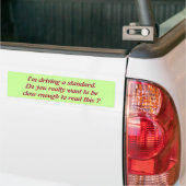 Autocollant De Voiture Entraînement d'un adhésif pour pare-chocs standard (Sur camion)