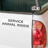 Autocollant De Voiture Entretenez l'animal à l'intérieur de l'autocollant (Sur camion)