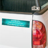 Autocollant De Voiture ENTROPIE - adhésif pour pare-chocs (Sur camion)