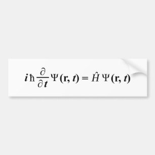 Autocollant De Voiture Équation de Schrödinger Gleichung Schrodingers