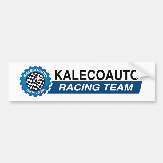 Autocollant De Voiture Équipe de course (Devant)