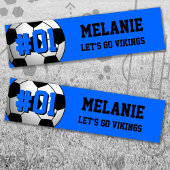 Autocollant De Voiture Équipe de football noir bleu