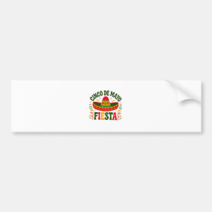 Autocollant De Voiture Équipe de la Fiesta Cinco De Mayo Mexicaine Sombre