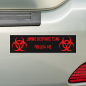 AUTOCOLLANT DE VOITURE ÉQUIPE DE RÉPONSE DE ZOMBI (En voiture)